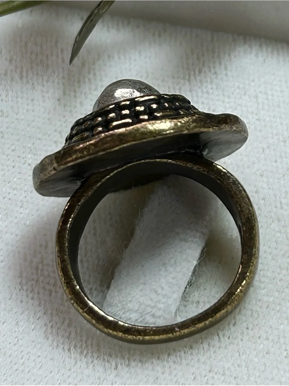 Premier Designs Bronze Tone Dome Ring